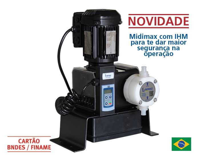 Bombas dosadoras para liquídos corrosivos Midimax