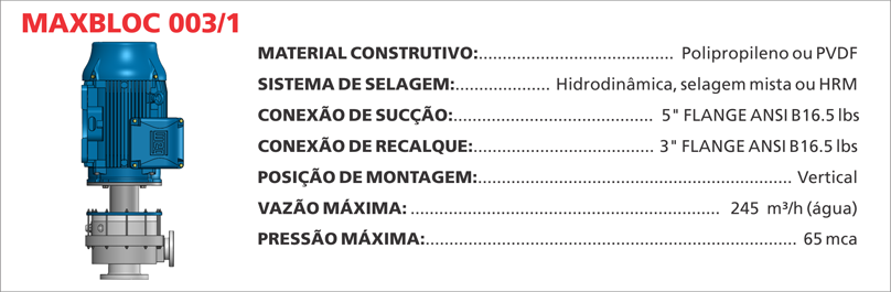 BombaCentrifugaMaxbloc0031 Maximize a eficiência de seus processos químicos com as bombas centrífugas Maxbloc da Bomax. Tecnologia avançada para resultados precisos.